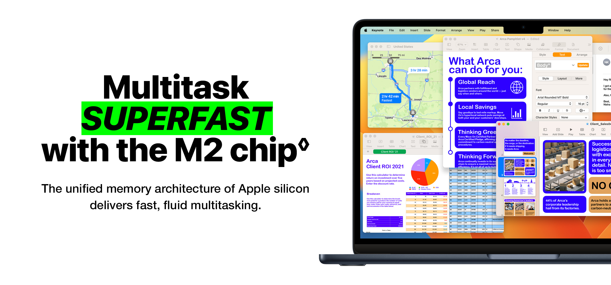 Multitask SUPERFAST with the M2 chip
