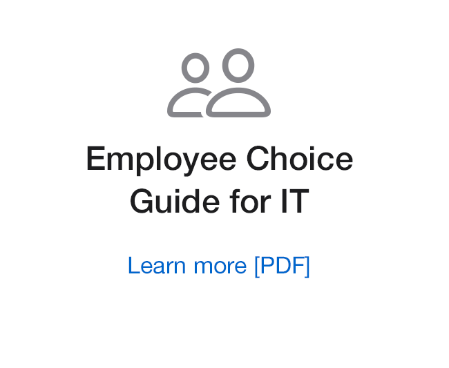 Employee Choice Guide for IT